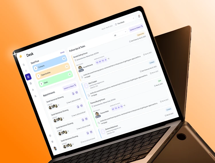 CRM and operations dashboard